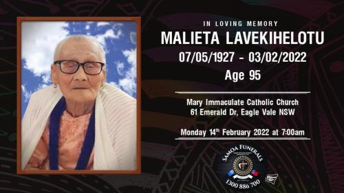 Malieta Lavekihelotu