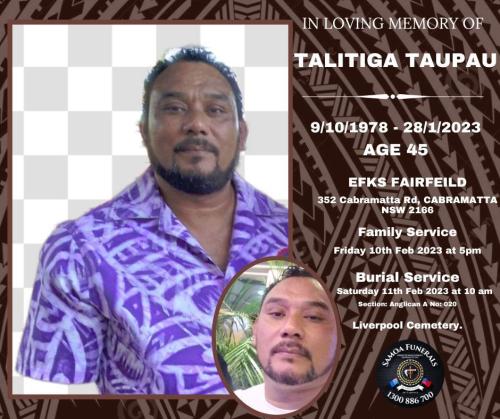 Talitiga Taupau